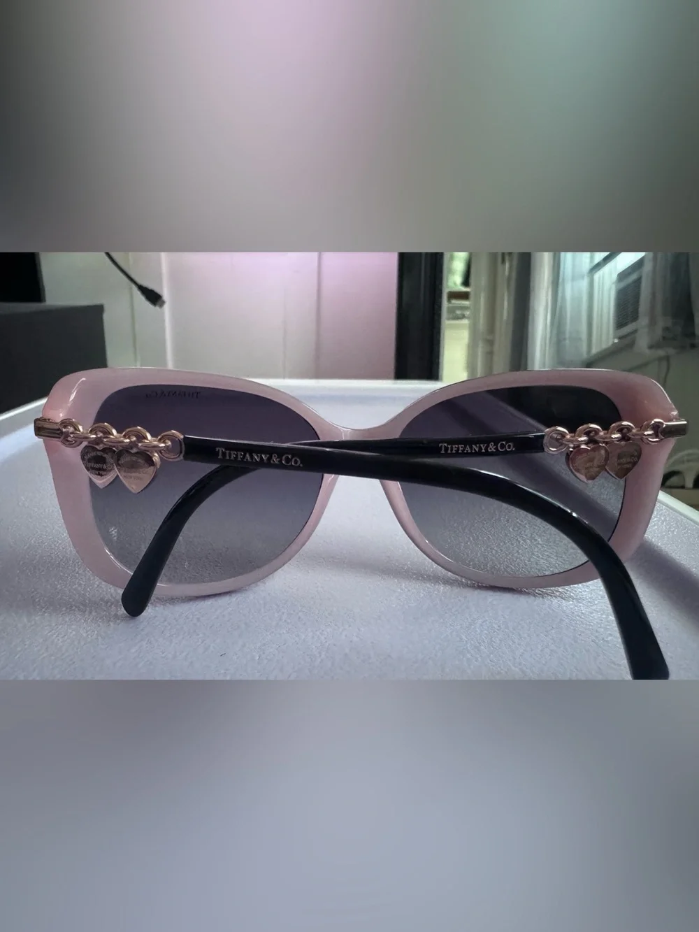 Tiffany & Co. Black Gradient Cat-Eye Women's Sunglasses